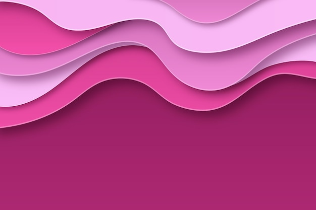 Paper style wavy background