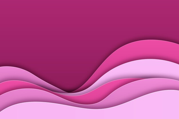 Paper style wavy background