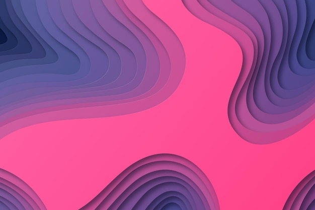 Paper style wavy background