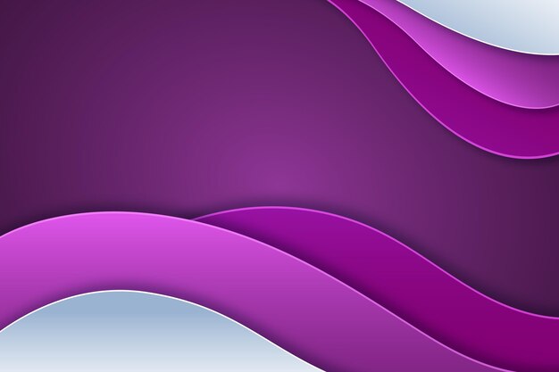 Paper style wavy gradient background