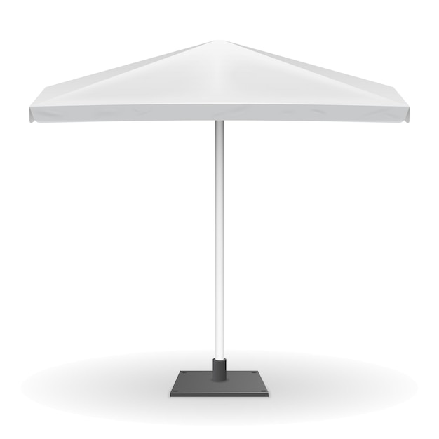 Free Vector parasol for promotion isolated on white background.