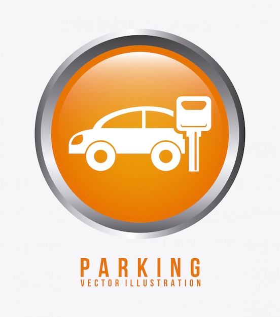 parking graphic design  vector illustration