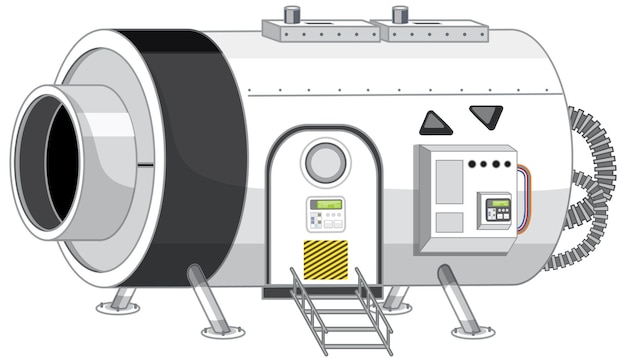 Free vector part of space station isolated