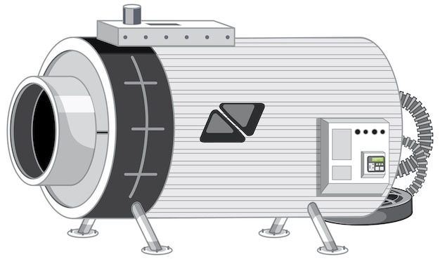 Free vector part of space station isolated