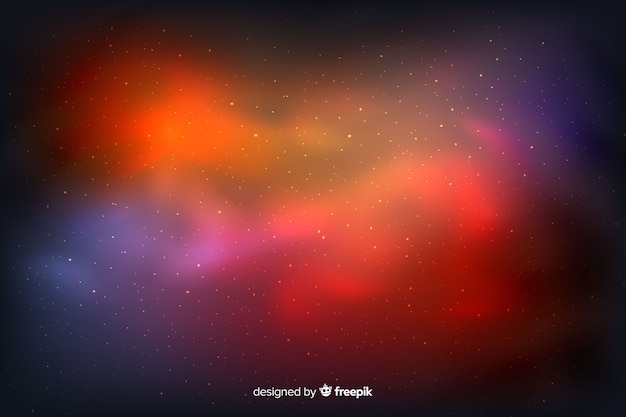 Free Vector particles galaxy background