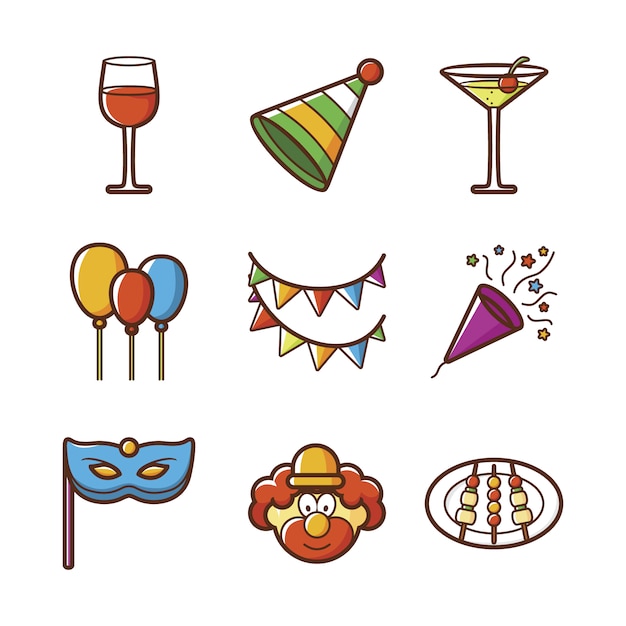 Party icon collection