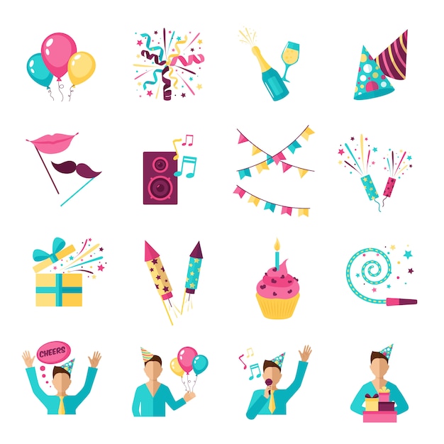 Party Icons Set