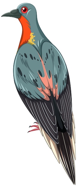 Passenger pigeon extinct animal vector