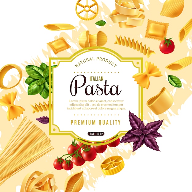 Pasta Decorative Frame