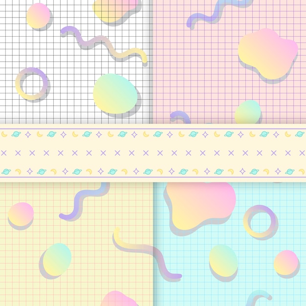 Free vector pastel backgrounds for blogs vectors