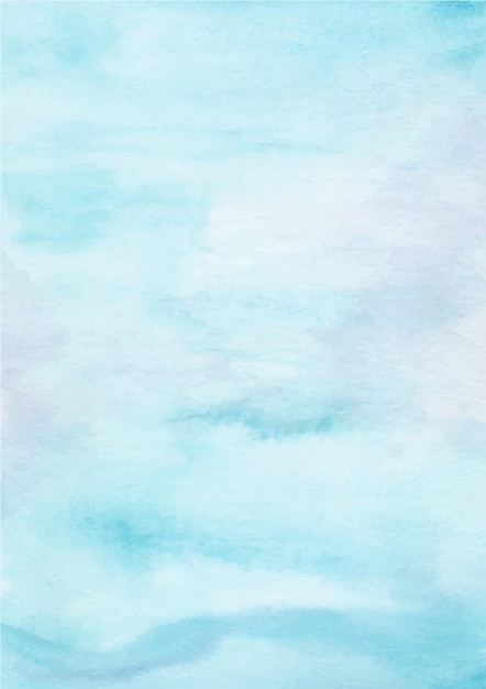 Free Vector pastel blue abstract texture background with watercolor