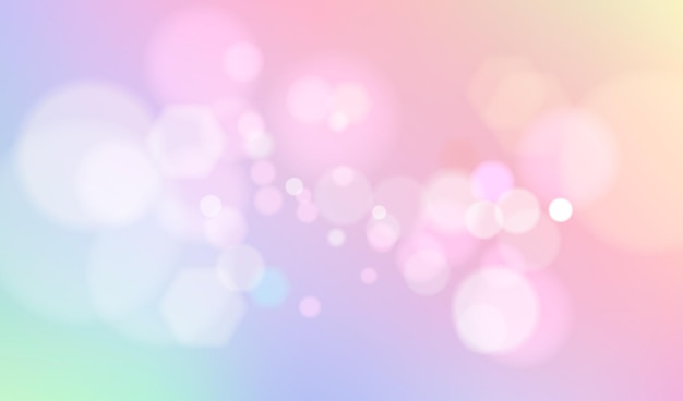 Pastel bokeh background