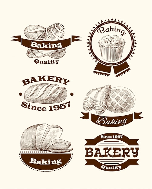 Pastry and bread signs