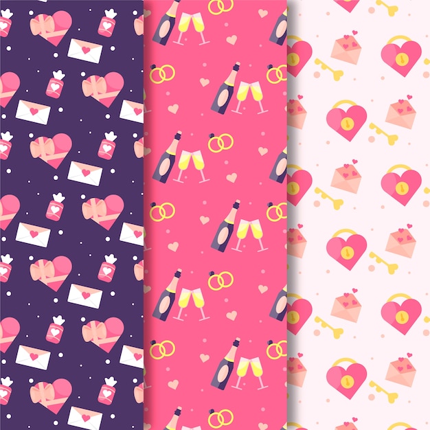 Pattern collection for valentine day