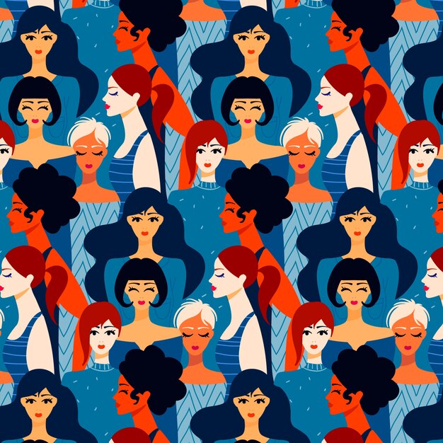 Pattern design for womens day