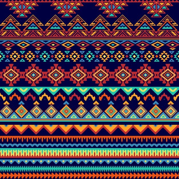 Pattern in tribal style 