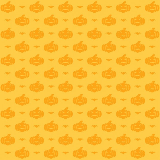 Pattern with pumpkins for halloween