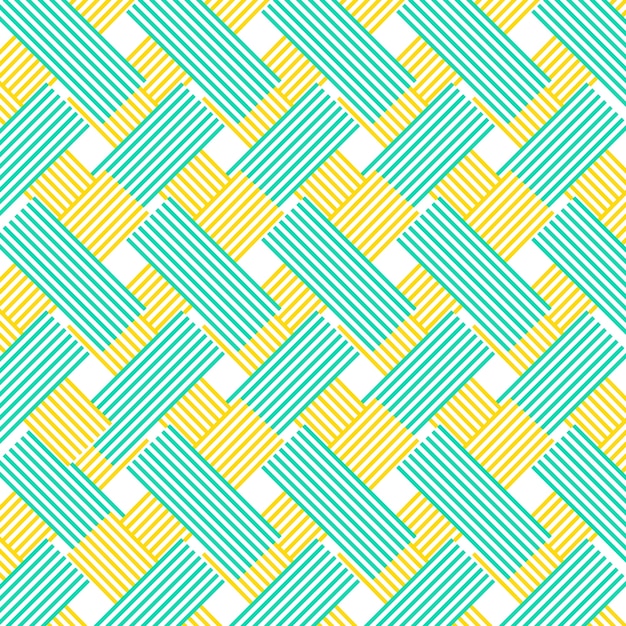 Pattern with striped shapes