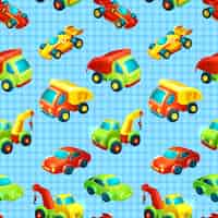 Free vector pattern with toys