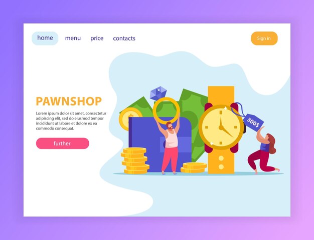 Pawnshop flat website