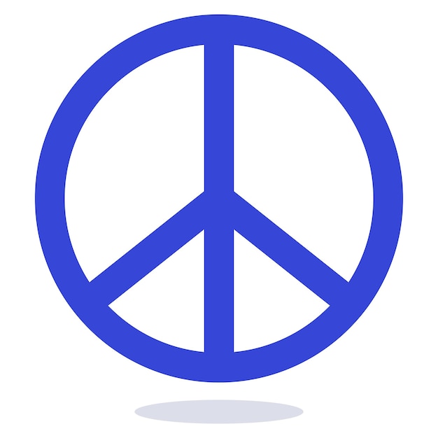 Peace Sign In Flat Style