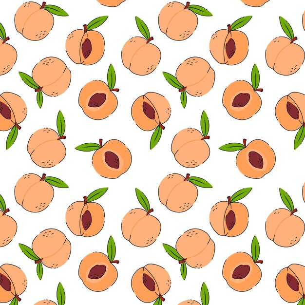 Peach pattern design