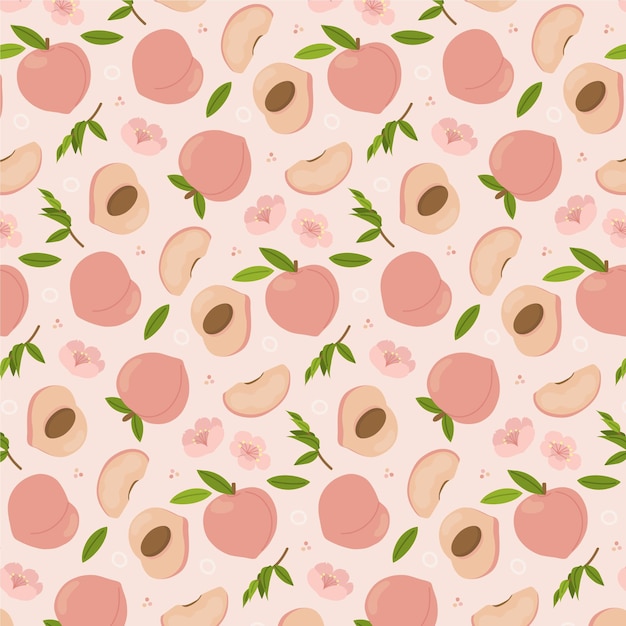 Peach pattern design