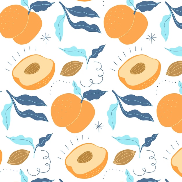 Peach pattern design