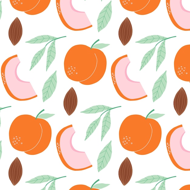 Peach pattern design