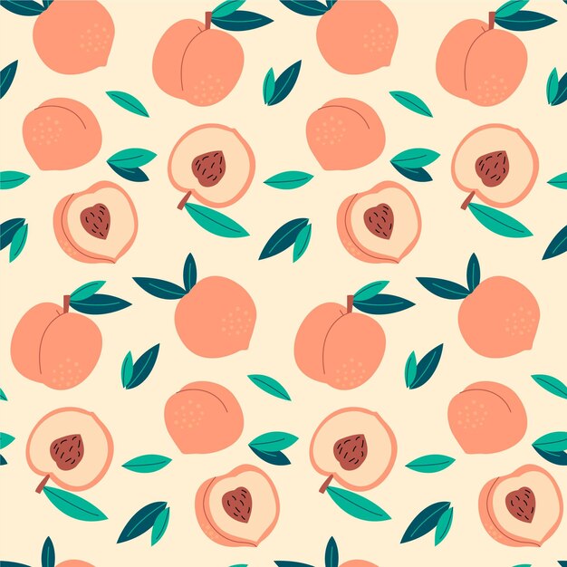 Peach pattern design