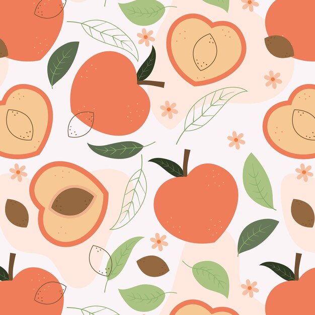 Peach pattern design