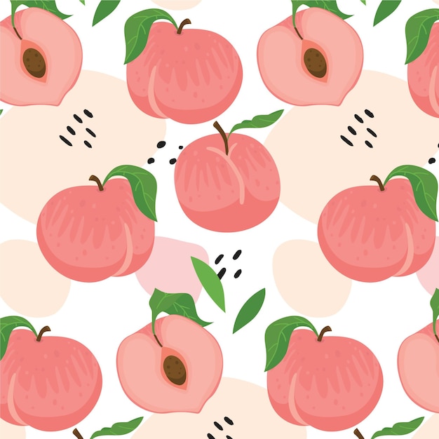 Peach pattern design