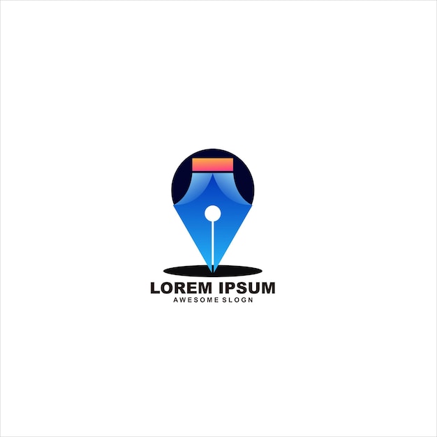 pen colorful gradient logo