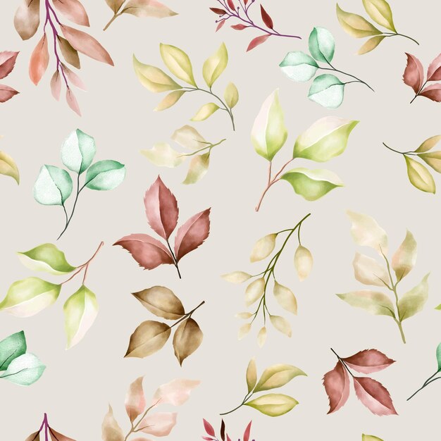 peony watercolor seamless pattern design