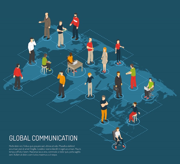 People Poster Of Global Communication