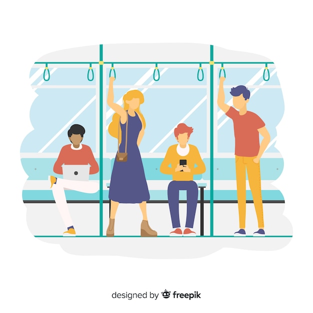 People on the subway