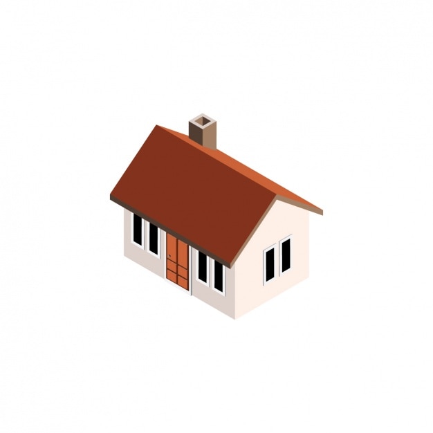 Free Vector perspective house design