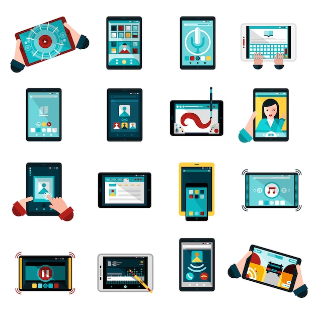 Phablet Icons Set