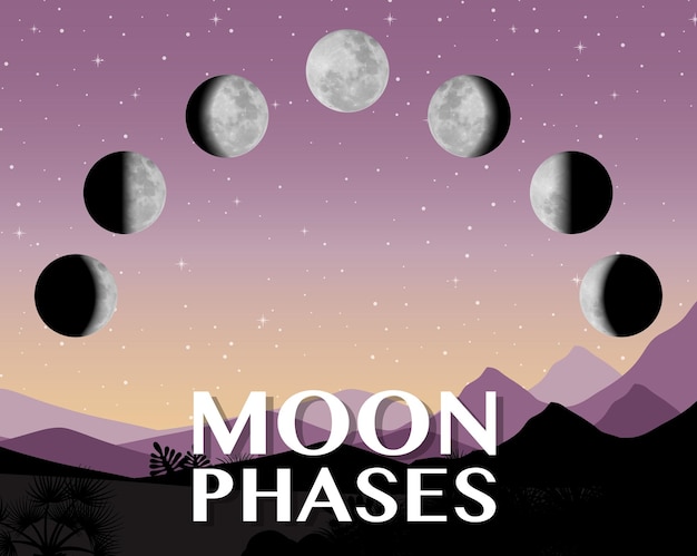 Phases of the moon for science education