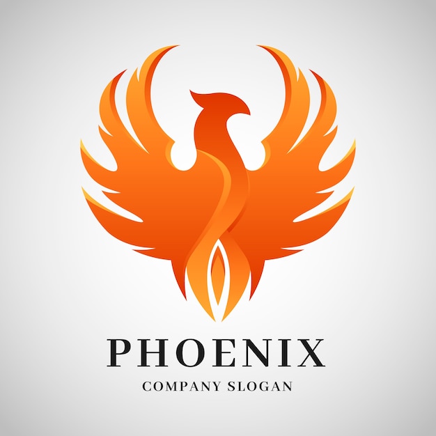 Phoenix logo concept