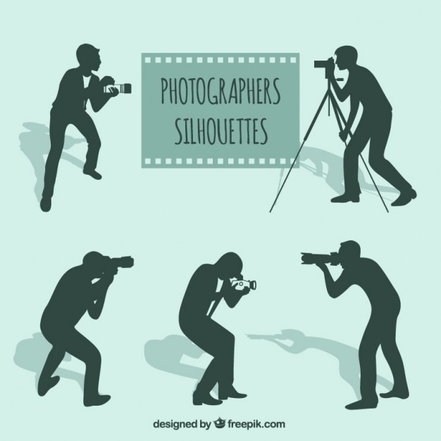 Photographers silhouettes pack