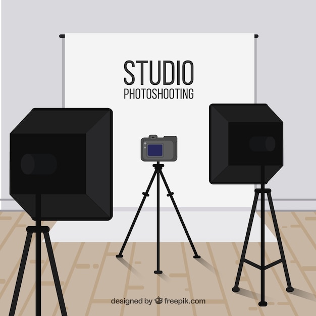 Free Vector photographic studio background