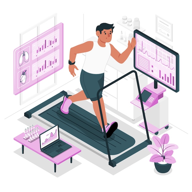 Free Vector physical assessment concept illustration