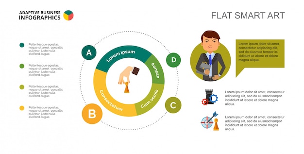 Pie Diagram Slide Template