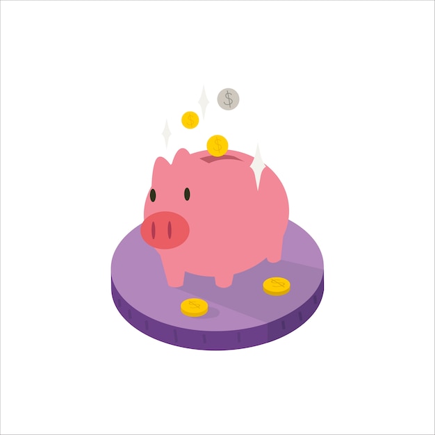 Piggybank vector