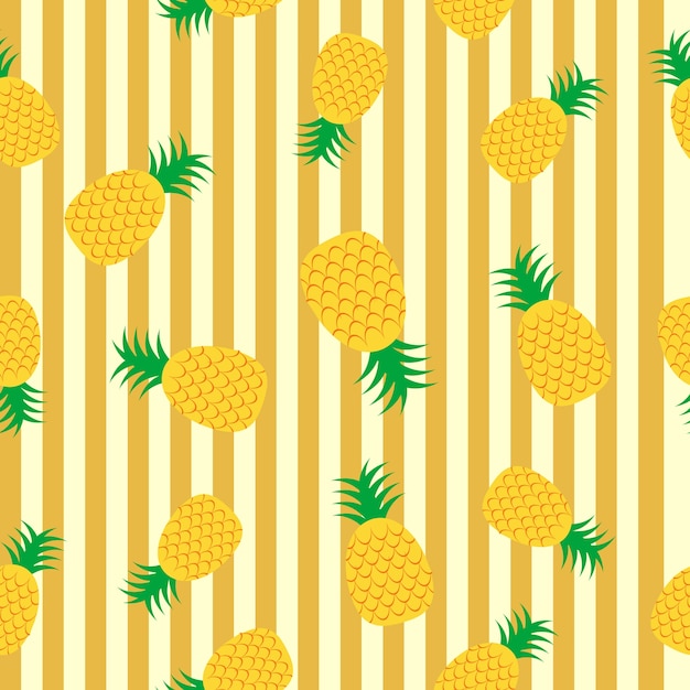 Pineapple pattern background