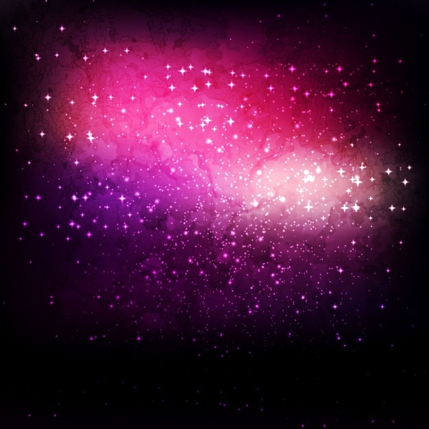 Free Vector pink background about galaxy