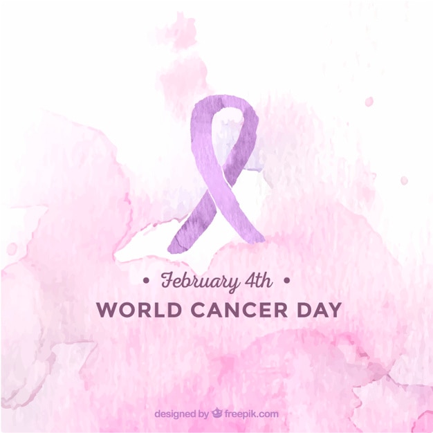 Free vector pink bow for world cancer day