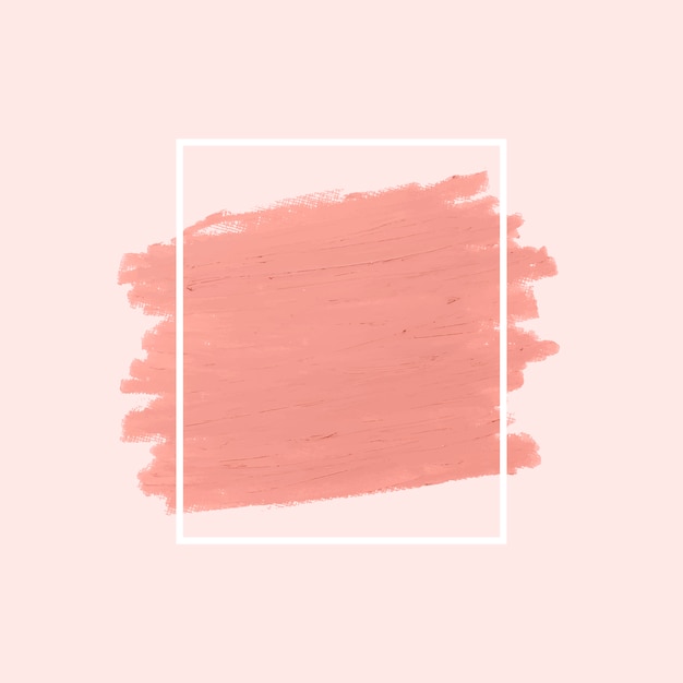 Pink brush stroke