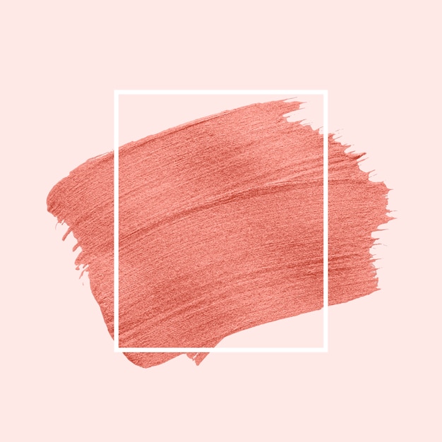 Free Vector pink brush stroke